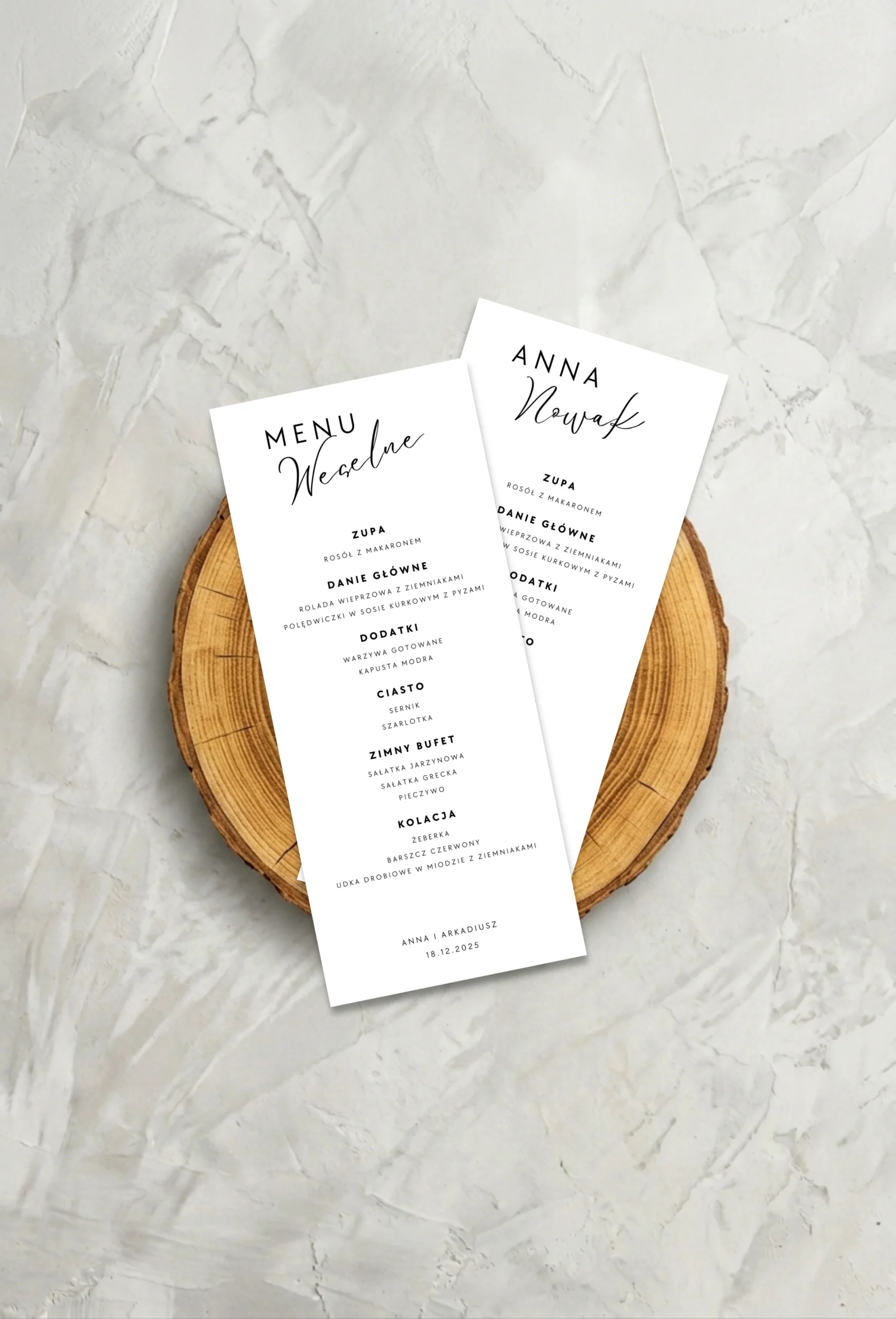 Styl Klasyczny - Menu (z Winietką)