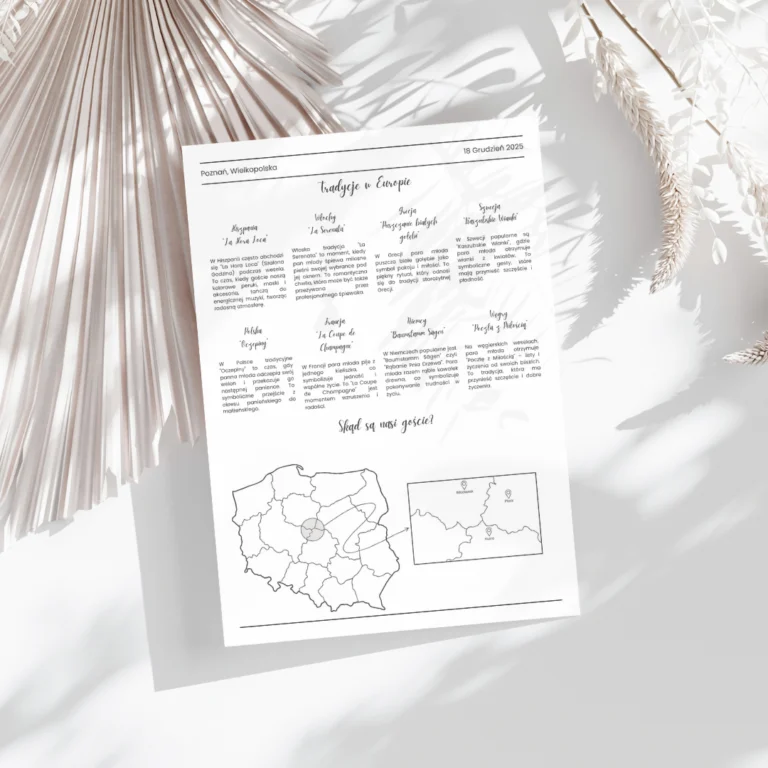 Tradycje Ślubne w Europie oraz Skąd są Goście?
