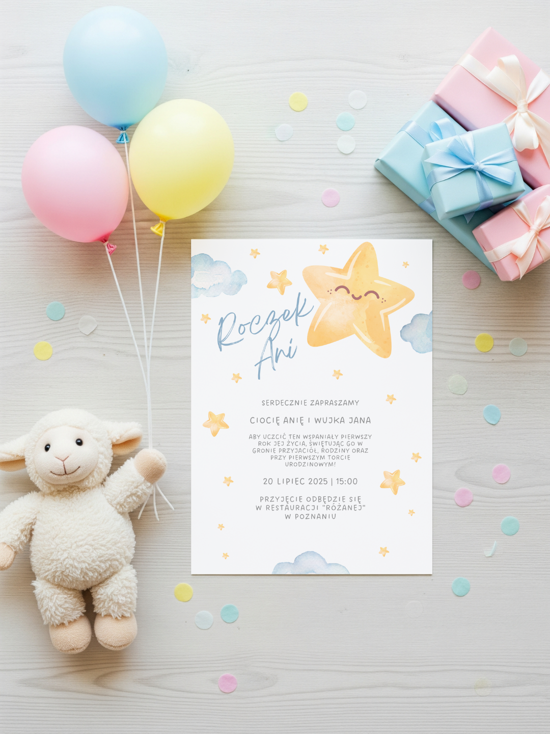 Uśmiech Gwiazdki - zaproszenie