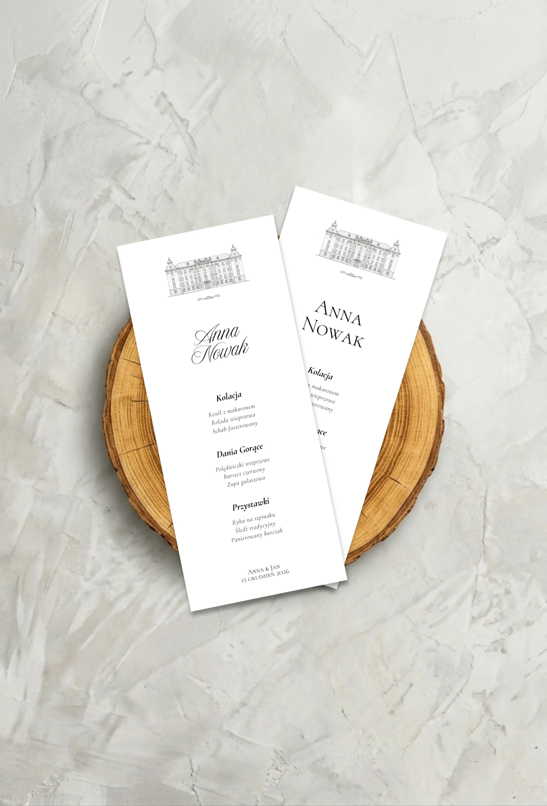 Dworska Forma - Menu (z Winietką)